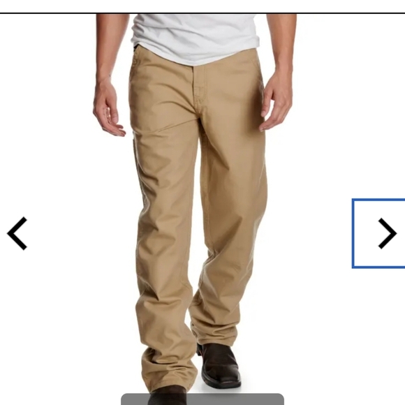 Forge Men's Khaki FR Utility Pants. Size 34x32. New.FLAME RESISTANT WORK WEAR - Picture 1 of 7